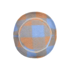 Femme Seeberger Chapeaux-- Bob à carreaux - Bleu