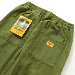Homme SERVICE WORKS Pantalons-- Pantalon à chevrons - Pesto
