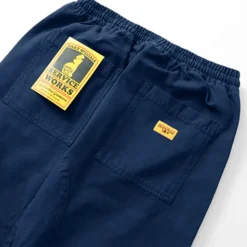 Homme SERVICE WORKS Pantalons-- Pantalon Chef Canvas - Marine
