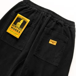 Homme SERVICE WORKS Pantalons-- Pantalon Cordury - Noir