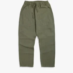 Homme Service Works Pantalons-- Pantalon Chef Canvas - Vert