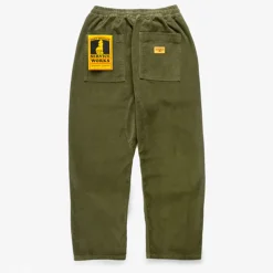 Homme SERVICE WORKS Pantalons-- Pantalon Cordury - Olive