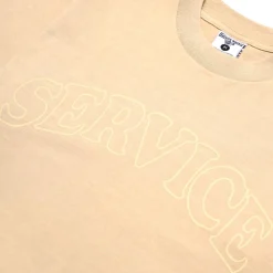Homme Service Works T-shirts-- Tee Shirt Arch Logo - Beige