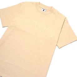 Homme Service Works T-shirts-- Tee Shirt Arch Logo - Beige