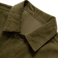 Homme SERVICE WORKS Vestes-- Veste en velours - Olive