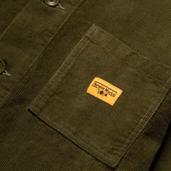 Homme SERVICE WORKS Vestes-- Veste en velours - Olive