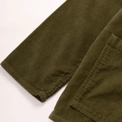 Homme SERVICE WORKS Vestes-- Veste en velours - Olive