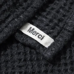 200 LINTEX Serviettes De Table|Serviettes De Bain En Lin-Serviette de bain en lin - Waffle - Bleu Encre