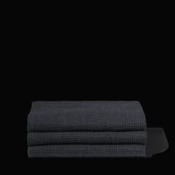 200 LINTEX Serviettes De Table|Serviettes De Bain En Lin-Serviette de bain en lin - Waffle - Bleu Encre