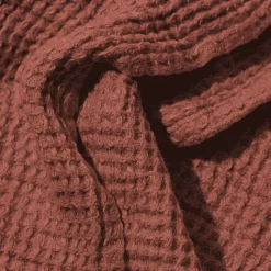 200 LINTEX Serviettes De Table|Serviettes De Bain En Lin-Serviette de bain en lin - Waffle - Rouge Urushi