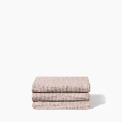 200 LINTEX Serviettes De Table|Serviettes De Bain En Lin-Serviette de bain en lin - Waffle - Beige Rosé