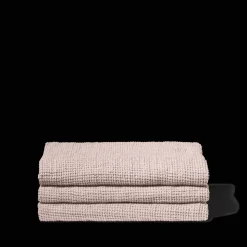 200 LINTEX Serviettes De Table|Serviettes De Bain En Lin-Serviette de bain en lin - Waffle - Beige Rosé