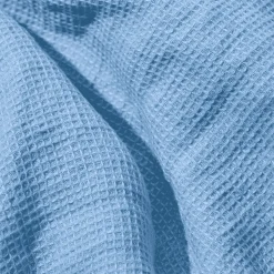 200 LINTEX Serviettes De Table|Serviettes De Bain En Lin-Serviette de bain en lin - Nid d'abeille - Bleu Tyrrhénien