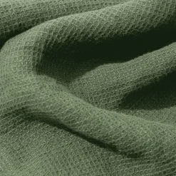 200 LINTEX Serviettes De Table|Serviettes De Bain En Lin-Serviette de bain en lin - Nid d'abeille - Vert d'Anduze