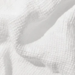 200 LINTEX Serviettes De Table|Serviettes De Bain En Lin-Serviette de bain en lin - Nid d'abeille - Blanc Optique