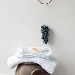 200 LINTEX Serviettes De Table|Serviettes De Bain En Lin-Serviette de bain en lin - Waffle - Blanc Optique