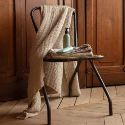 200 LINTEX Serviettes De Table|Serviettes De Bain En Lin-Serviette de bain en lin - Waffle -