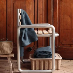 200 LINTEX Serviettes De Table|Serviettes De Bain En Lin-Serviette de bain en lin - Nid d'abeille - Bleu Pétrole