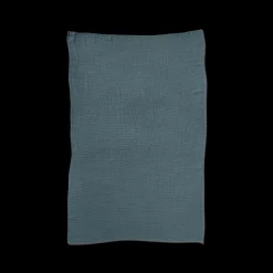 200 LINTEX Serviettes De Table|Serviettes De Bain En Lin-Serviette de bain en lin - Nid d'abeille - Bleu Pétrole