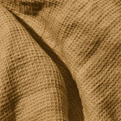 200 LINTEX Salle De Bain : Esprit Japonais|Serviettes De Table-Serviette de bain en lin - Nid d'abeille - Jaune Asahi