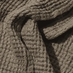 200 LINTEX Maison De Campagne|Serviettes De Table-Serviette de bain en lin - Waffle - Brun Cha Iro