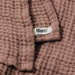 200 LINTEX Maison De Campagne|Serviettes De Table-Serviette de bain en lin - Waffle - Rose Argile