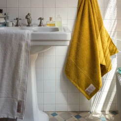 2100 GAZEX Serviettes De Table|Serviettes De Bain En Éponge-Serviette de bain en éponge - Vert du Péloponnèse