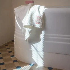 2100 GAZEX Sélection De Bain Merci|Serviettes De Table-Serviette de bain en éponge - Blanc Optique