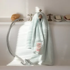 2100 GAZEX Sélection De Bain Merci|Serviettes De Table-Serviette de bain en éponge - Bleu Antiparos