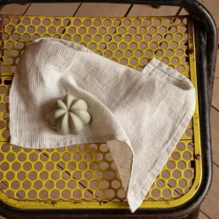 200 LINTEX Serviettes De Table|Serviettes Invités-Serviette de bain invité en lin - Nid d'abeille -