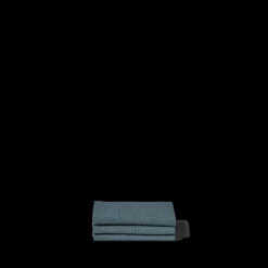 200 LINTEX Serviettes De Table|Serviettes Invités-Serviette de bain invité en lin - Nid d'abeille - Bleu Pétrole