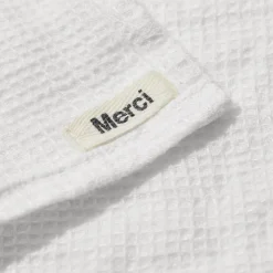 200 LINTEX Serviettes De Table|Serviettes Invités-Serviette de bain invité en lin - Nid d'abeille - Blanc Optique