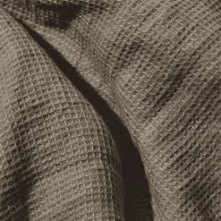 200 LINTEX Maison De Campagne|Serviettes De Table-Serviette de bain invité en lin - Nid d'abeille - Brun Cha Iro