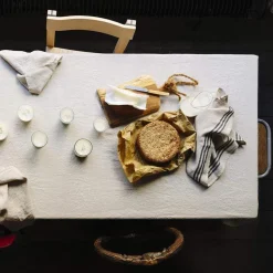 200 LINTEX Serviettes De Table-Serviette de table en lin lavé -