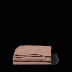 200 LINTEX Serviettes De Table-Serviette de table en lin lavé - Rose Argile