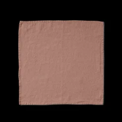 200 LINTEX Serviettes De Table-Serviette de table en lin lavé - Rose Argile