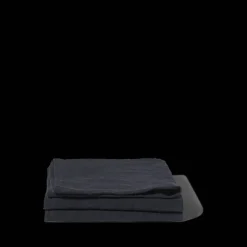 200 LINTEX Serviettes De Table-Serviette de table en lin lavé - Bleu Encre