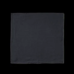 200 LINTEX Serviettes De Table-Serviette de table en lin lavé - Bleu Encre