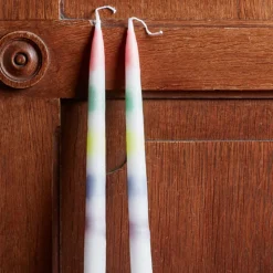 1314 BITTEN DESIGN Bougies & Parfums D'intérieur-Set 2 bougies - Drip Arc-en-ciel