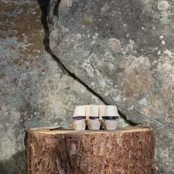 1061 CIERGERIE DES PREMONTRES Bougies & Parfums D'intérieur-Set de 6 bougies en forme d'oeufs