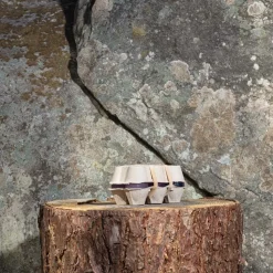 1061 CIERGERIE DES PREMONTRES Bougies & Parfums D'intérieur-Set de 6 bougies en forme d'oeufs