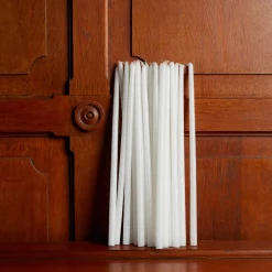 1061 CIERGERIE DES PREMONTRES Bougies & Parfums D'intérieur|Maison De Campagne-Set de 25 bougies fines - Blanc