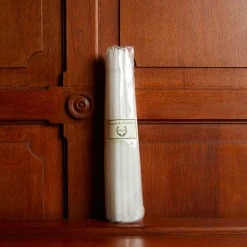 1061 CIERGERIE DES PREMONTRES Bougies & Parfums D'intérieur|Maison De Campagne-Set de 25 bougies fines - Blanc