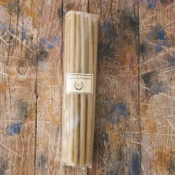 1061 CIERGERIE DES PREMONTRES Bougies & Parfums D'intérieur|Accessoirisez Votre Intérieur-Set de 25 bougies fines - Lin