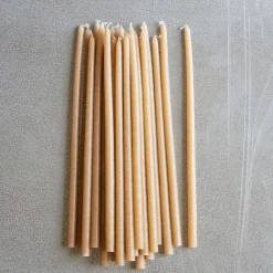 1061 CIERGERIE DES PREMONTRES Bougies & Parfums D'intérieur|Accessoirisez Votre Intérieur-Set de 25 bougies fines - Lin