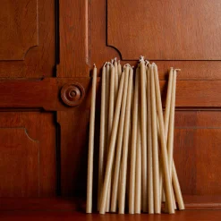 1061 CIERGERIE DES PREMONTRES Bougies & Parfums D'intérieur|Accessoirisez Votre Intérieur-Set de 25 bougies fines - Lin