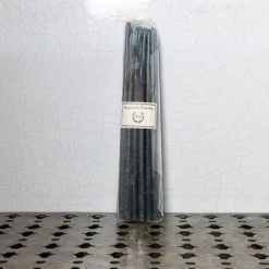 1061 CIERGERIE DES PREMONTRES Bougies & Parfums D'intérieur-Set de 25 bougies fines - Vert