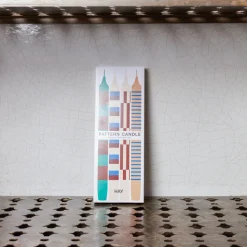 208 HAY Bougies & Parfums D'intérieur-Set de 4 bougies Geometry - Marron