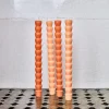 1017 SLS AGENCY Bougies & Parfums D'intérieur-Set de bougie Taper - Orange & Peach