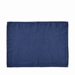 200 LINTEX Sets De Table-Set de table en lin lavé - Bleu Shibori